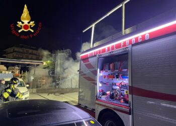 L'incendio a Cantù