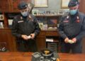 La merce sequestrata per lo spaccio a Carugo
