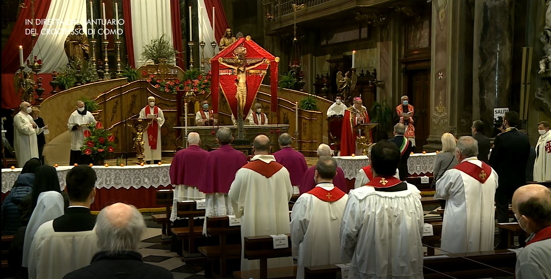 La Via Crucis su Etv, il vescovo: “La pandemia ci ha fatto riscoprire il potere dello sguardo”