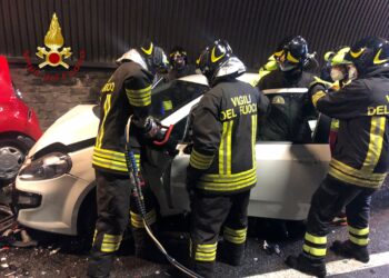 incidente in galleria a Cernobbio