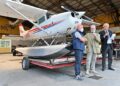 Il Cessna 172 dell'Aero Club Como