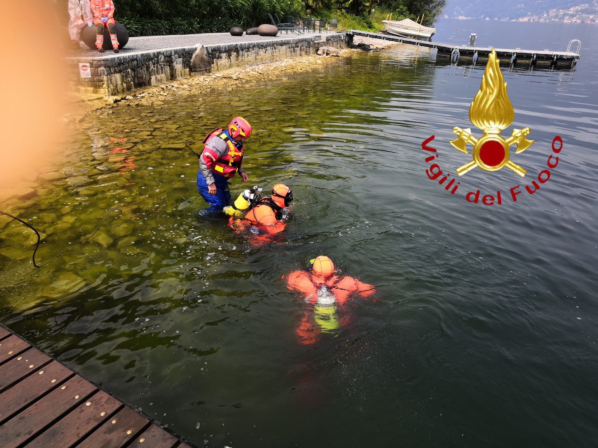 Tuffo fatale nel Ceresio, turista tedesco annegato a Claino con Osteno