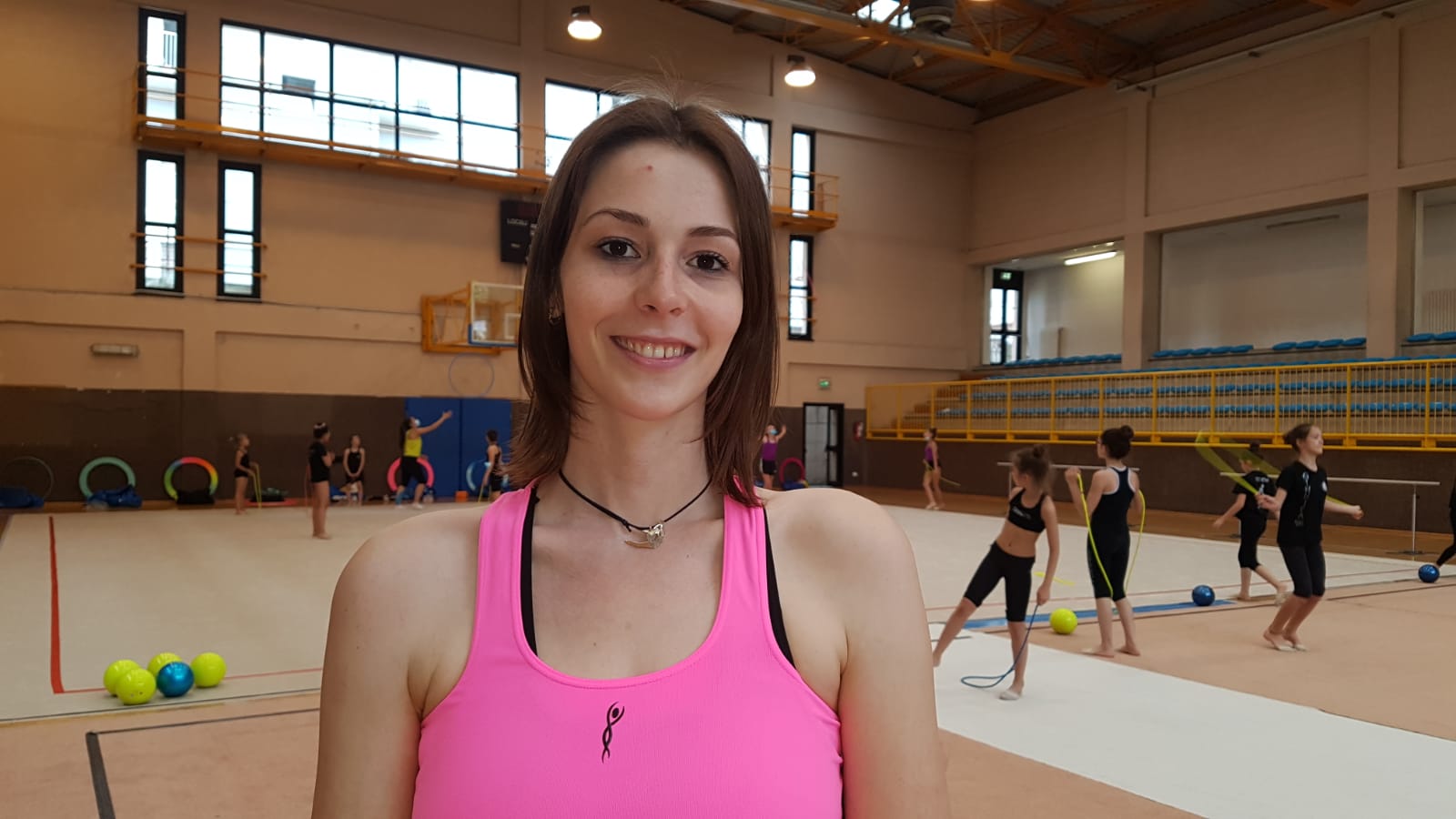 Allenamento con la campionessa Alessia Marchetto per le ginnaste della ritmica