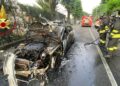 auto incendiata