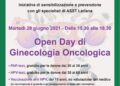 open day Ginecologia oncologica