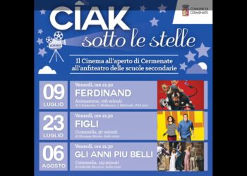 locandina ciak sotto le stelle cermenate