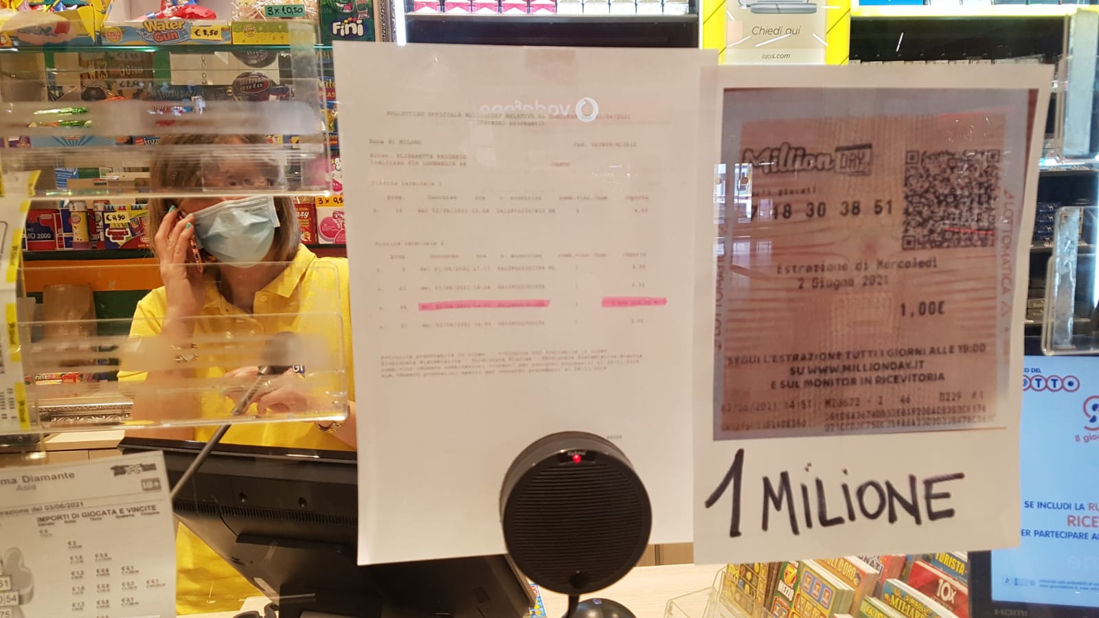 Mirabello di Cantù, con una schedina da un euro vince un milione