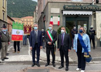 le istituzioni in un momento della commemorazione