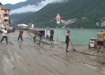 Laglio maltempo