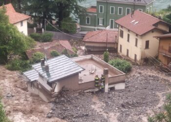 Laglio salvataggio anziana