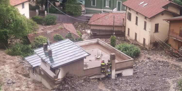 Laglio salvataggio anziana