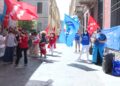MANIFESTAzione dei SINDACATI PREFETTURA CA D'INDUSTRIA