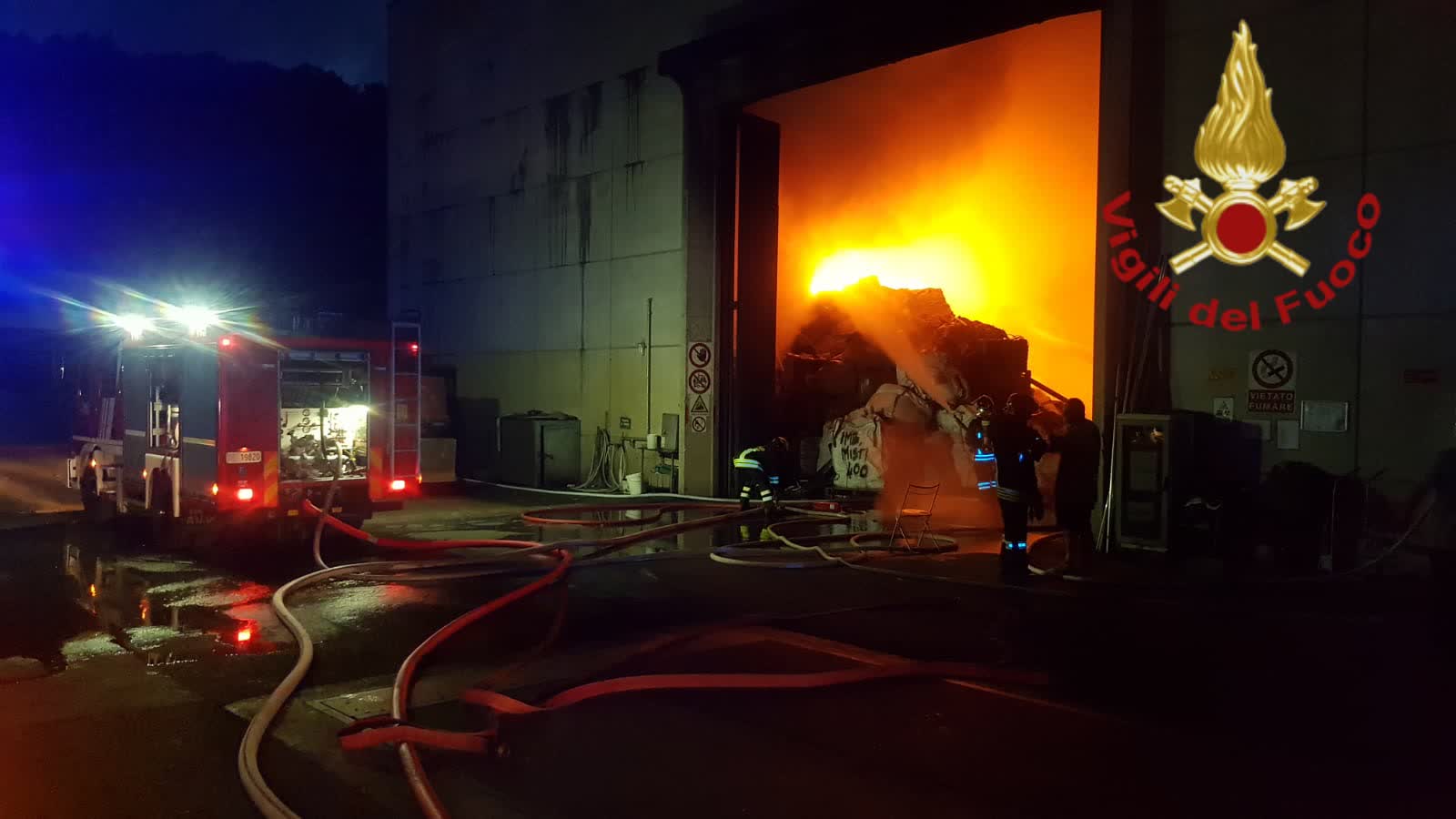 Albese con Cassano, il rogo non sarebbe doloso. Le rassicurazioni di azienda e Comune