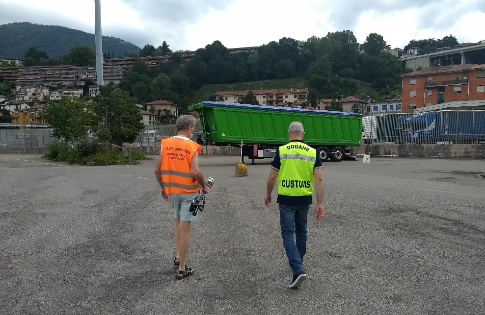 Carico di ferro radioattivo respinto in dogana a Brogeda
