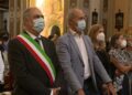 sindaco di Como Mario Landriscina ex sindaco di Como Stefano Bruni