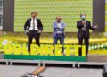 l'assessore rolfi e deu delegati coldiretti sul palco