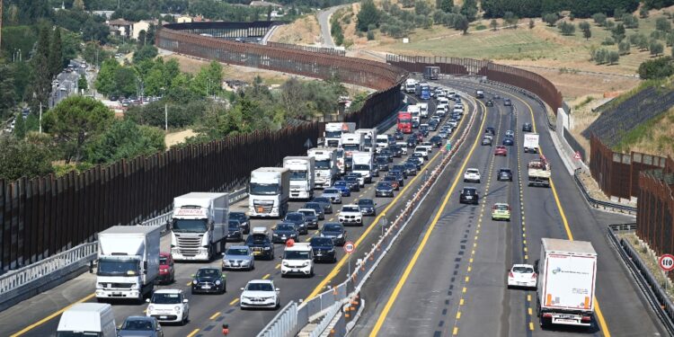 Circolazione intensa soprattutto lungo la direttrice Nord-Sud