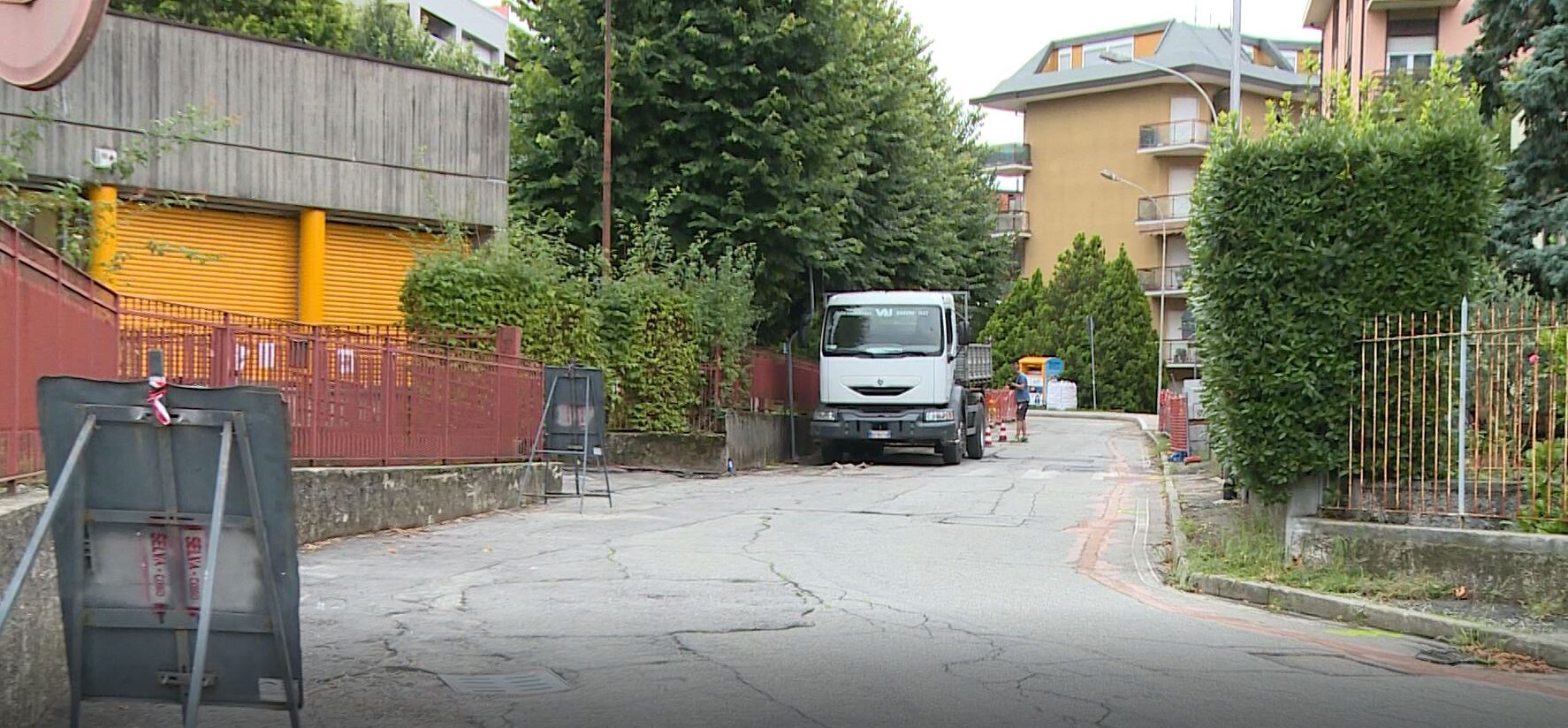 Salita dei Cappuccini: il cantiere elimina tutti i parcheggi