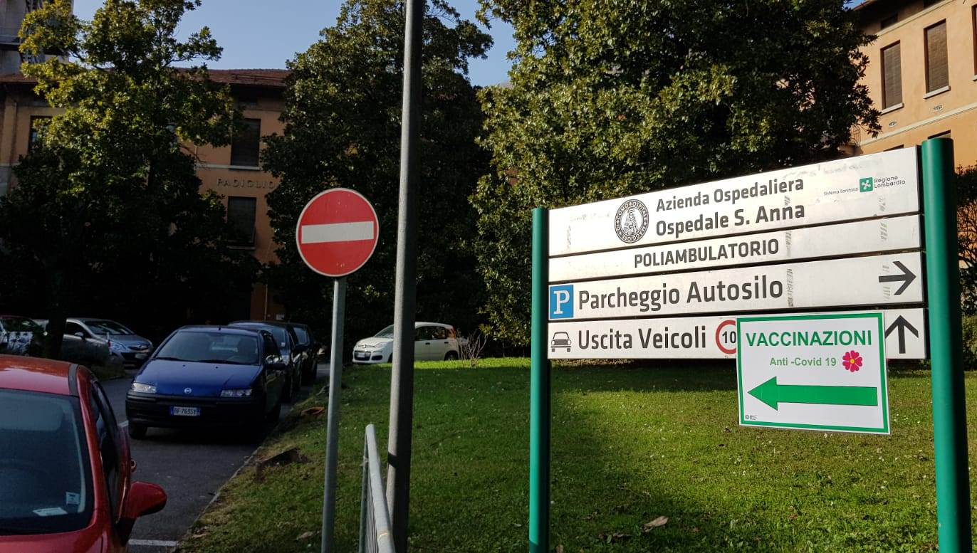 Da oggi a Como, vaccinazioni al Padiglione Negretti