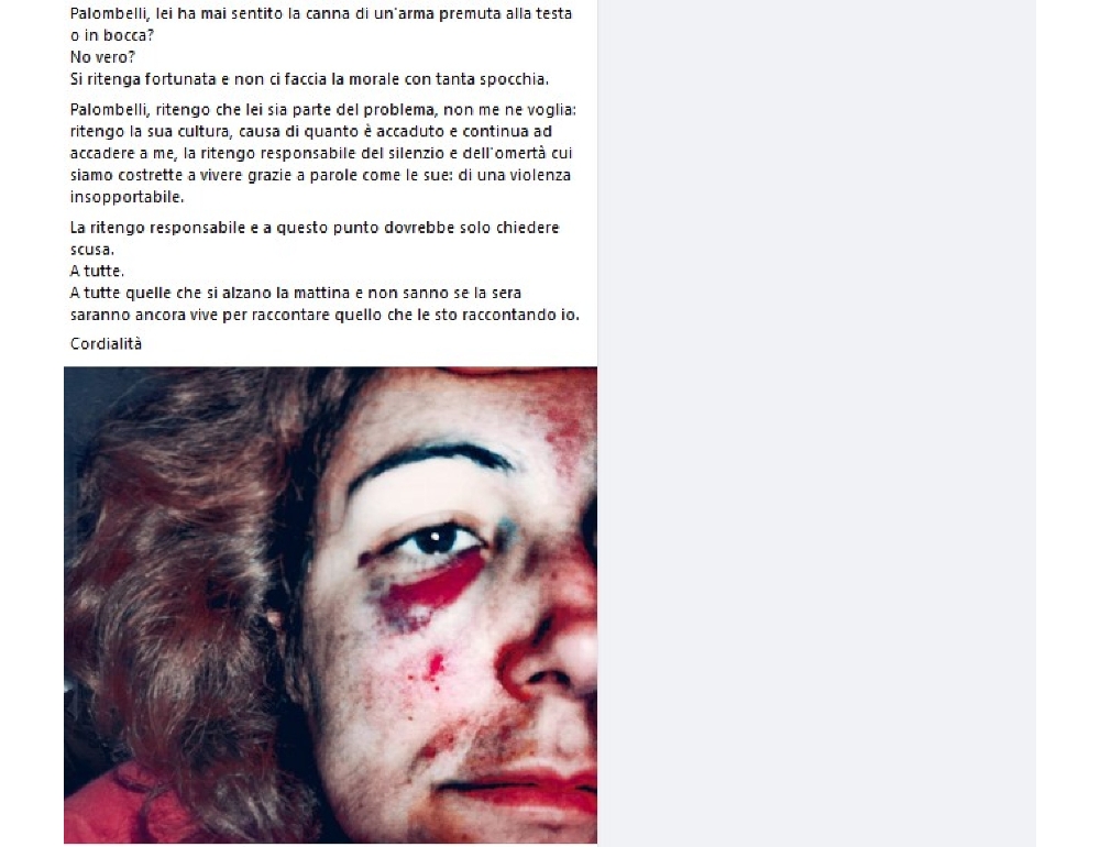 'Io maltrattata, Palombelli ha mai avuto pistola alla ...