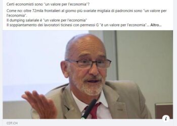 parte dalla pagina facebook di quadri con l'immagine dell'articolo ed il suo commento polemico