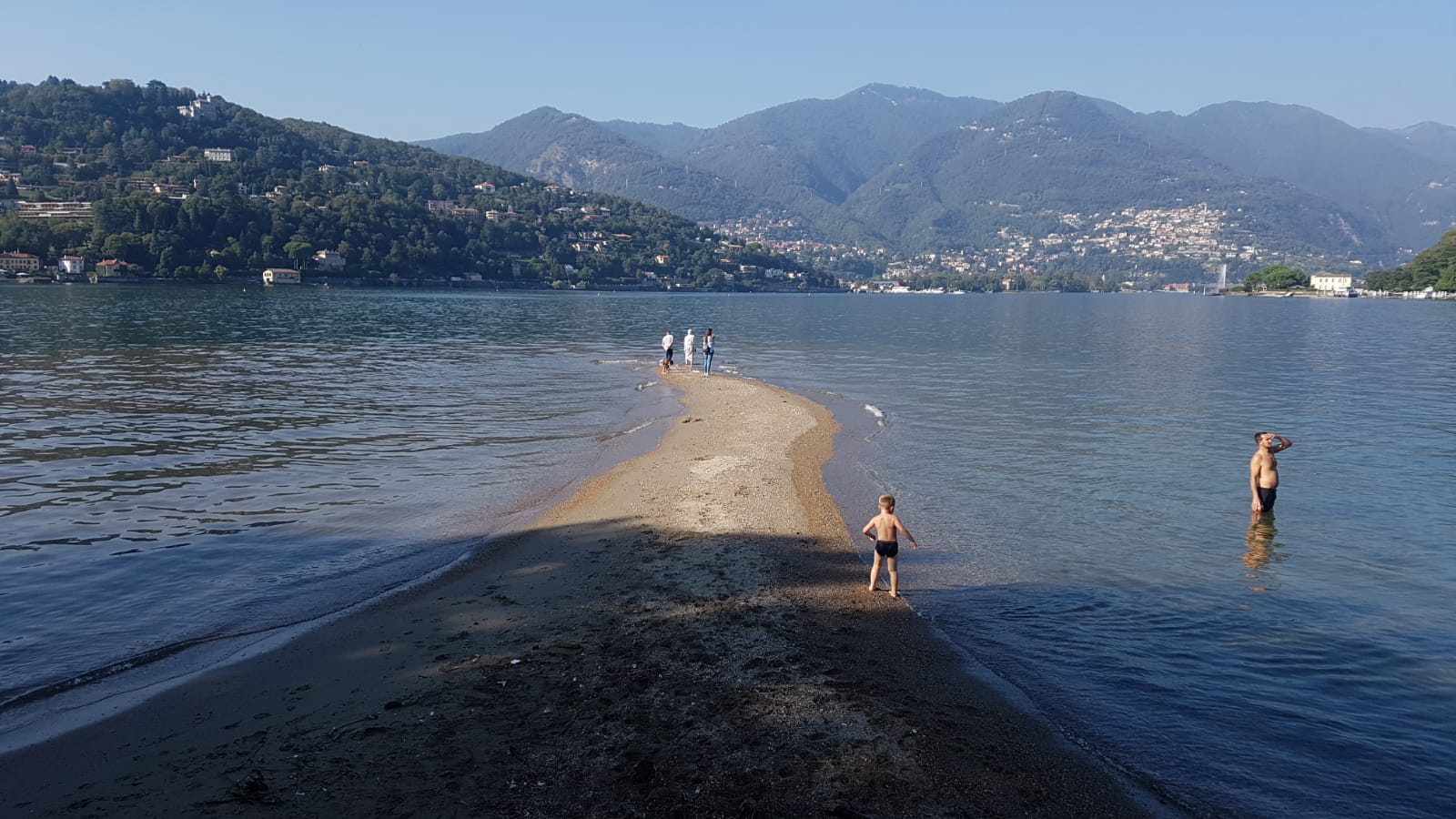 Il Lago di Como si abbassa: livello delle acque sotto la media