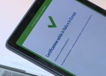 green pass valido su uno smartphone