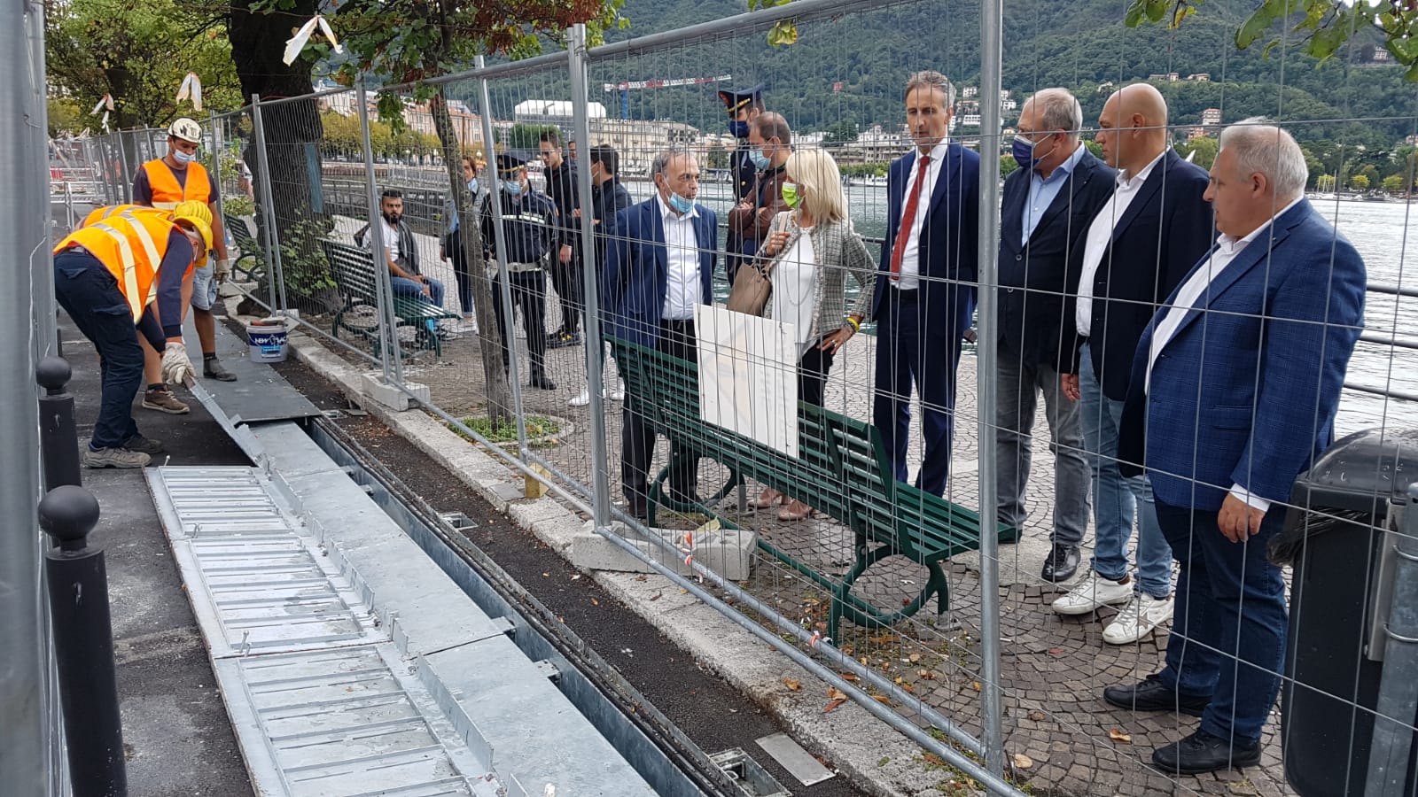 Paratie sul lungolago di Como, cantiere maledetto: 4 mesi e 2 milioni in più