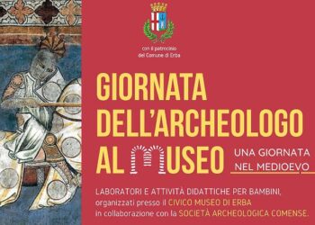 parte della locandina della giornata dell'archeologo di erba