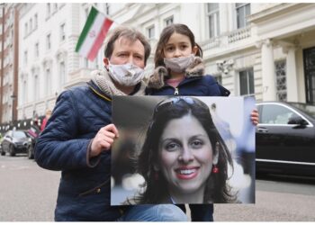 Dopo 17 giorni di protesta a Londra per moglie in prigione Iran