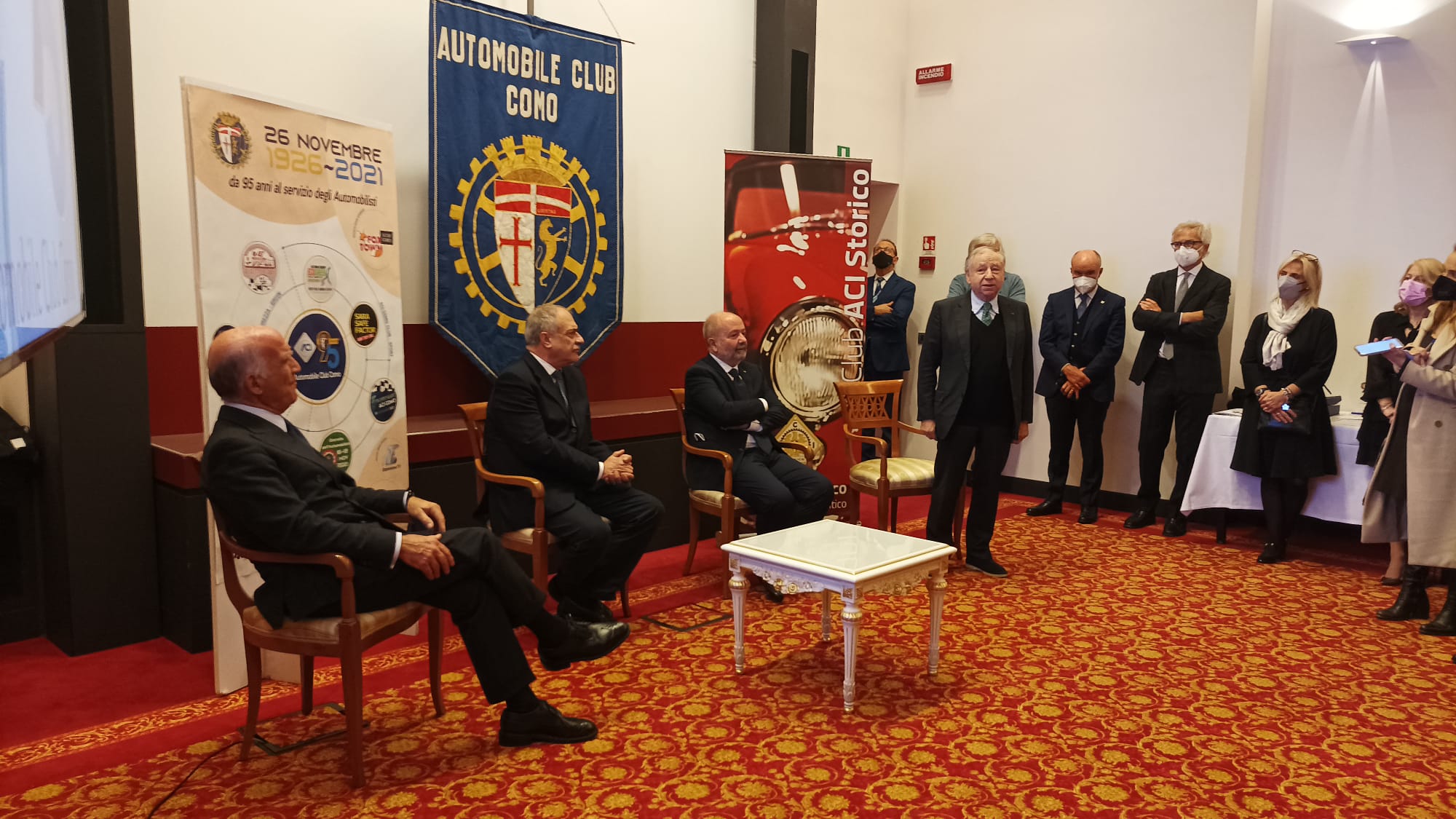 Automobilismo, Jean Todt a Como per celebrare i 95 anni dell’Aci Como