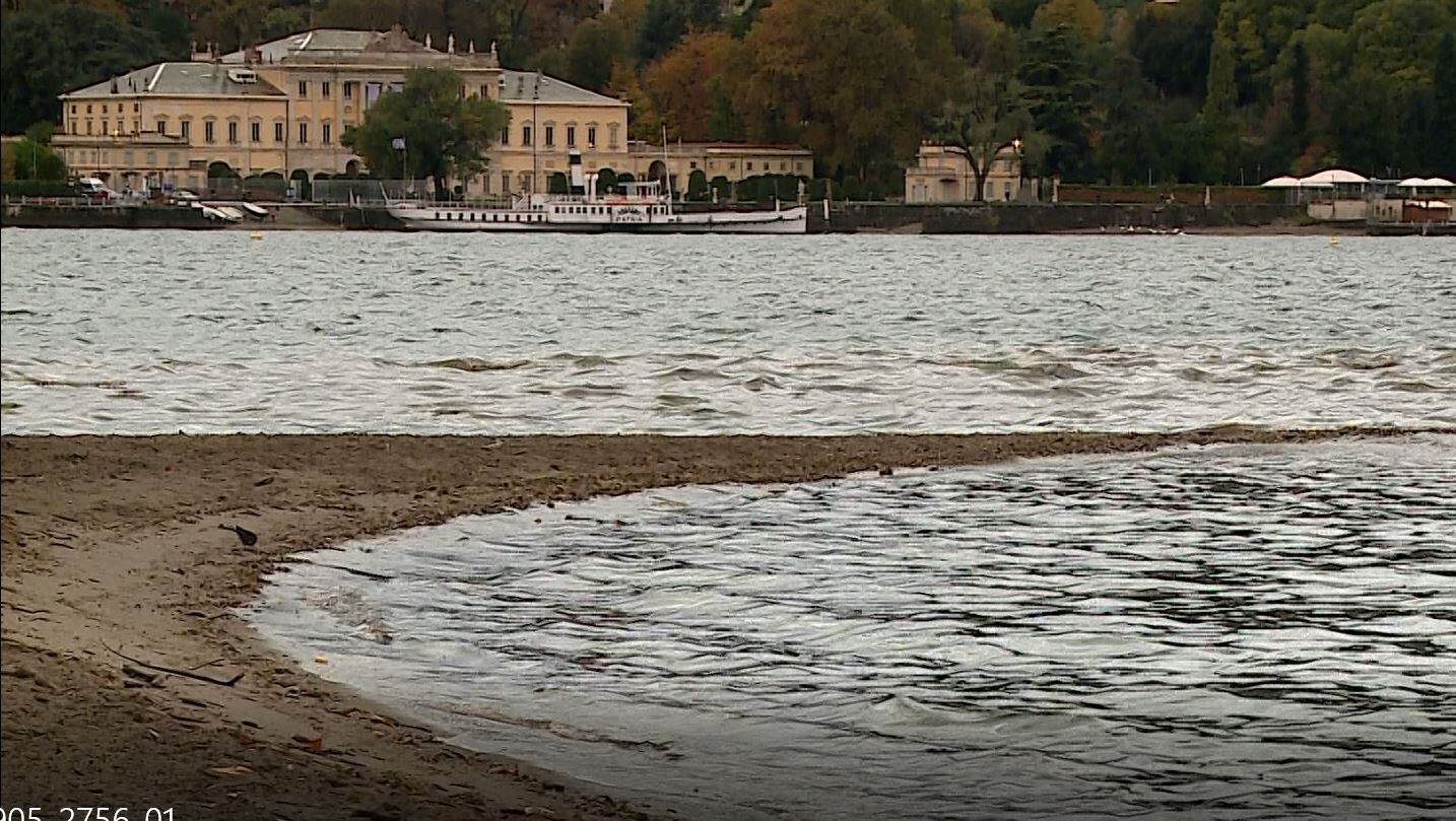 Livello del Lago di Como sotto la media oggi l'idrometro segna 6.9 cm