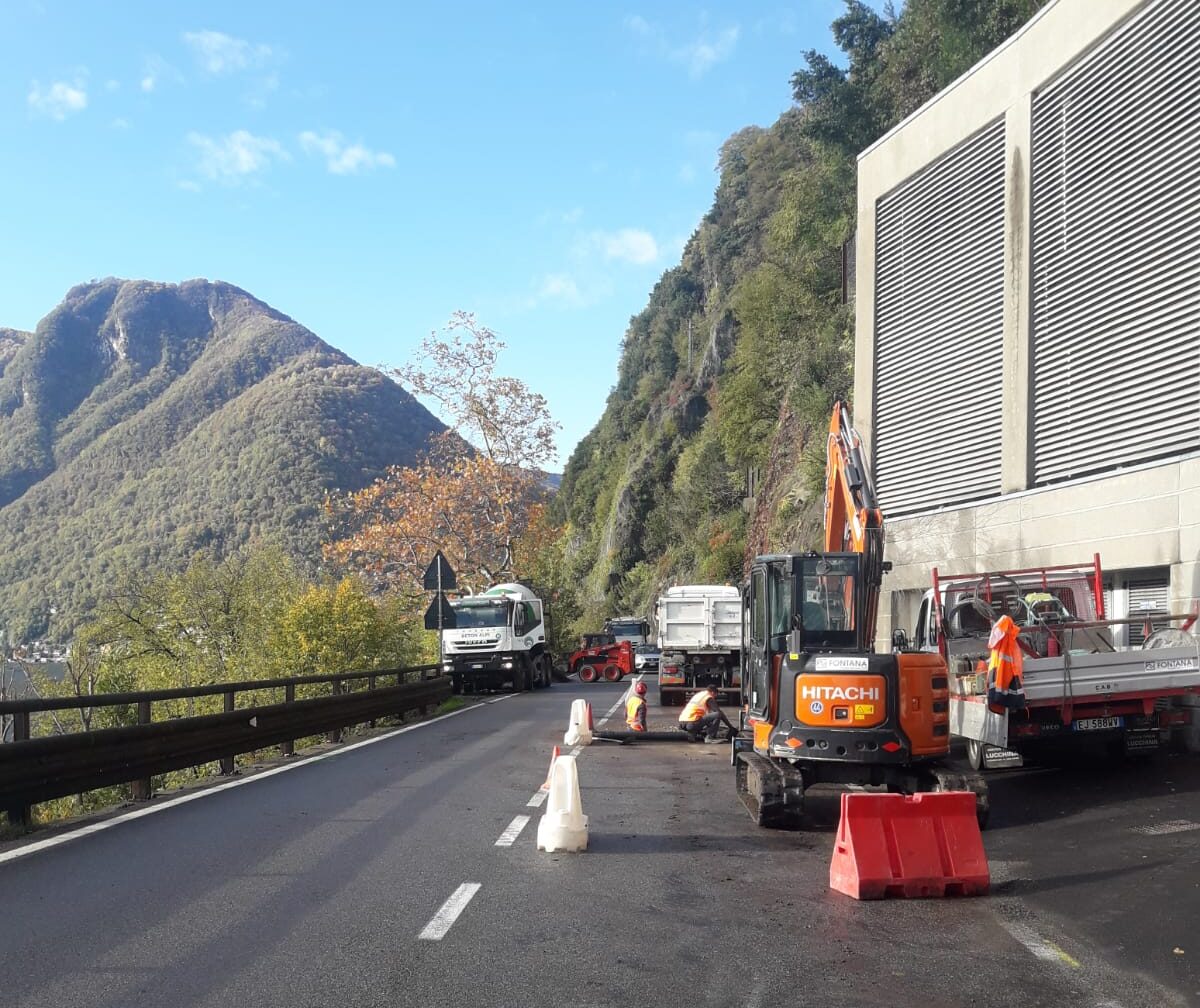 Cantiere per la Variante della Tremezzina, al via i primi lavori. Senso unico alternato sulla Regina