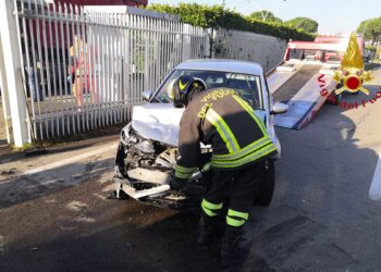 incidente a Grandate in via Catelli