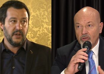 Matteo Salvini e Stefano Molinari
