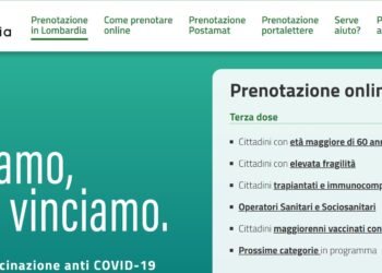 Portale prenotazione vaccini. Cambiare terza dose