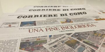 L'ultimo numero de Il Corriere di Como