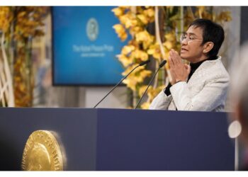 Nel suo discorso alla cerimonia del premio per la Pace