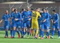 Serie B 2021-2022 Calcio Como Pordenone esultanza. Vendita dei biglietti sospesa per Cremonese Como