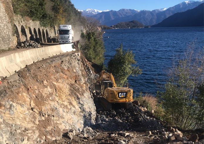 Variante della Tremezzina, una settimana di cantiere: primo bilancio dei lavori