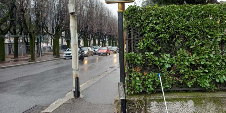 Cestini divelti Vandali in azione