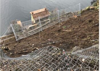 Cantiere per la Variante della Tremezzina