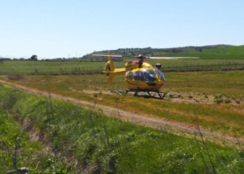 Trasportato in elicottero in ospedale a Cagliari
