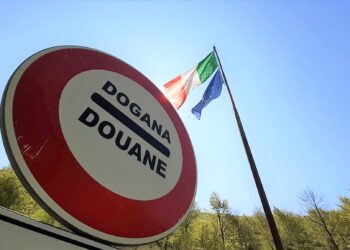 Cartello Dogana comuni di confine
