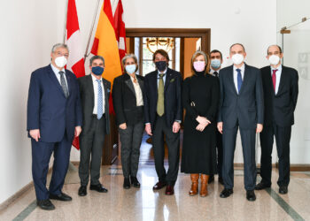 L'ambasciatrice di Spagna a Lugano, incontro in municipio