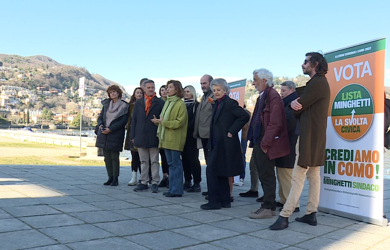 Barbara Minghetti presenta i candidati della sua lista civica