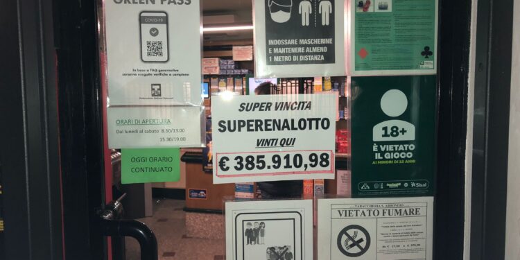 Caccia al vincitore del SuperEnalotto