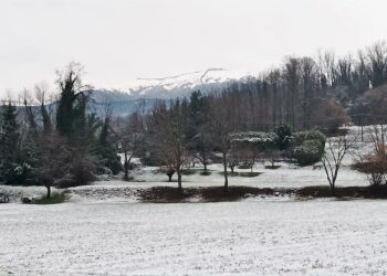 Provincia di COmo imbiancata dalla neve