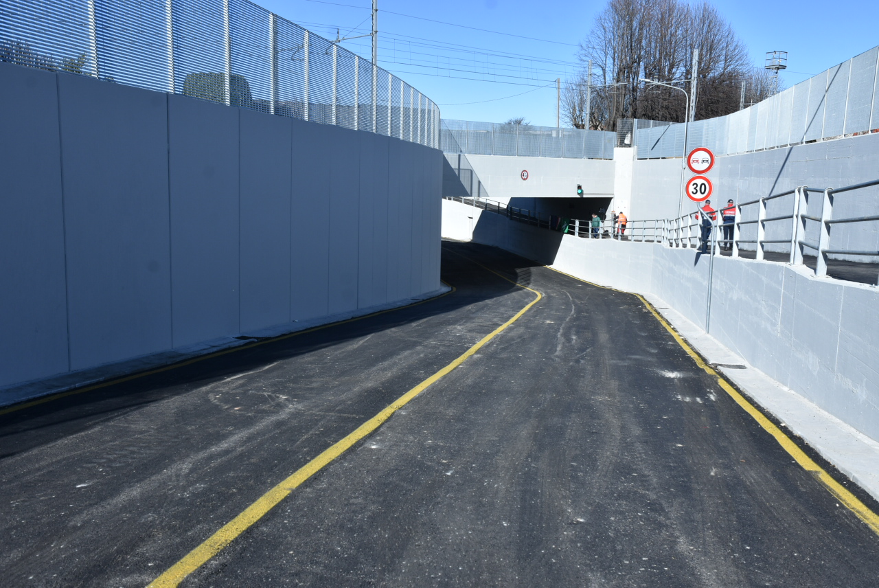 Rovellasca, aperto il nuovo sottopasso