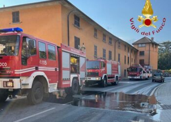 Incendio in un appartamento a Domaso